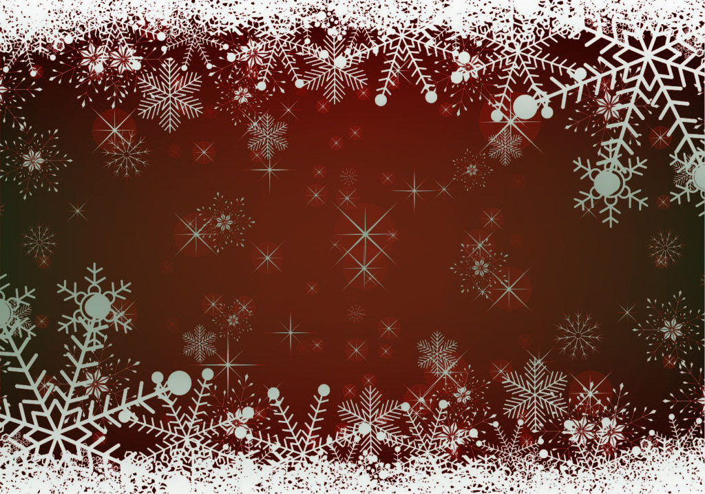 snowy-christmas-background-vector - Fruit Vanhellemont